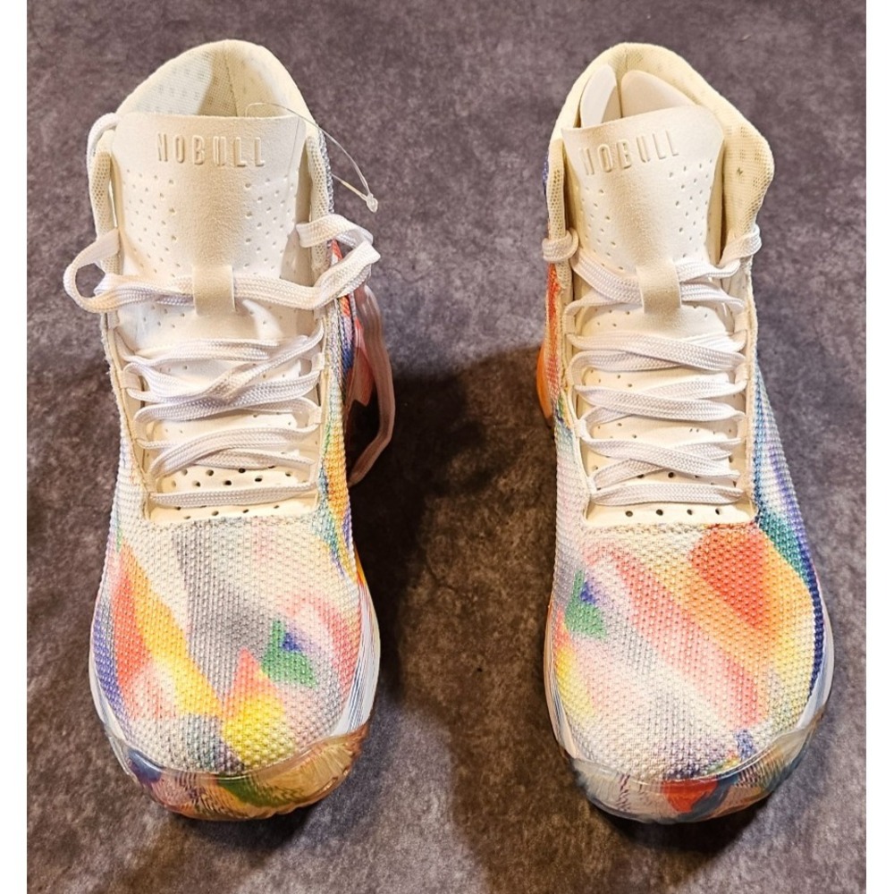No Bull SFTrainer+High All Pride High top Rainbow Sneakers M SZ 6.5 W SZ 8